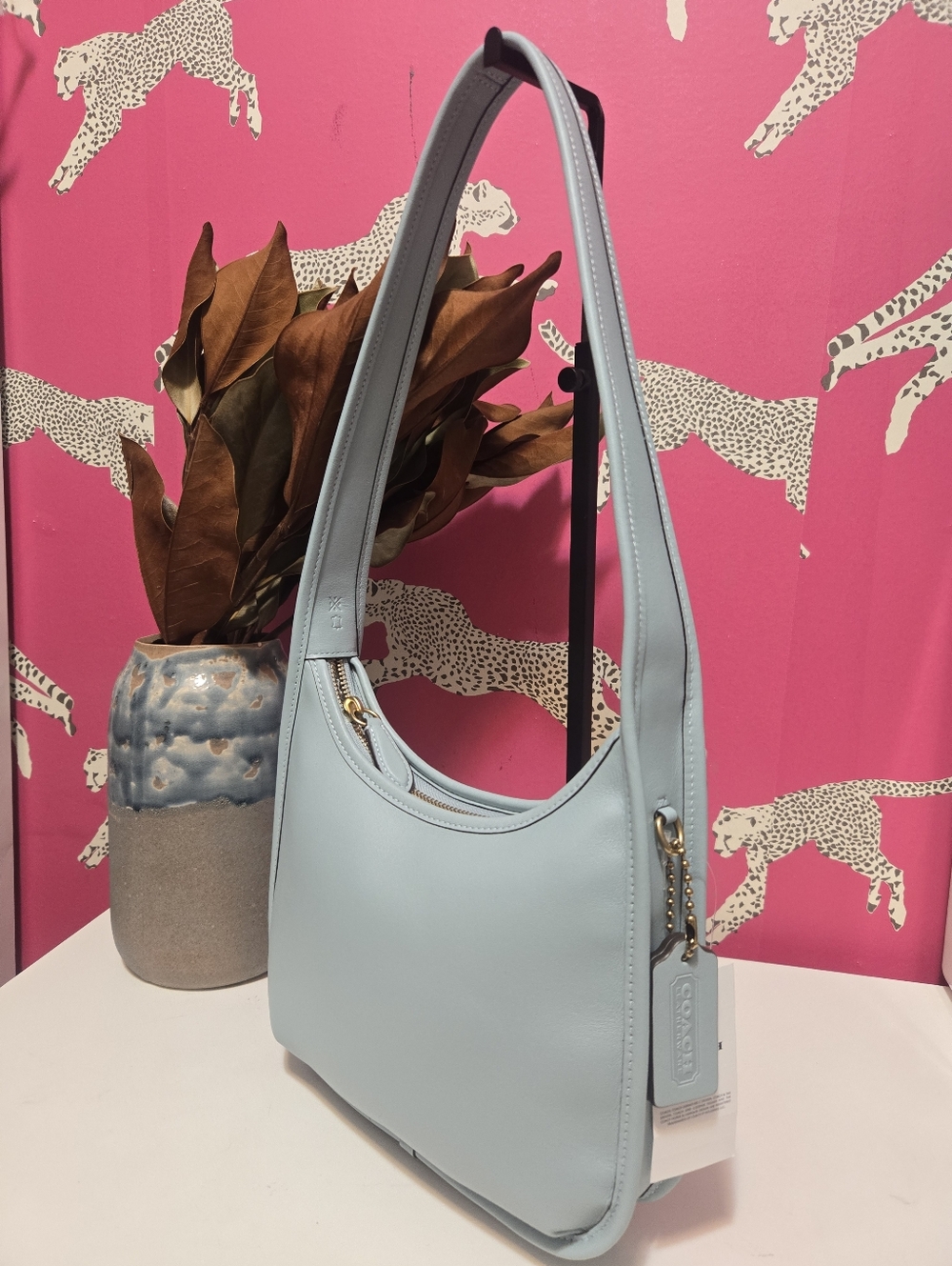 NWT Coach Curve Zip Glovetanned Leather Shoulder Bag Limited Re-edition 1997 - Picture 15 of 15